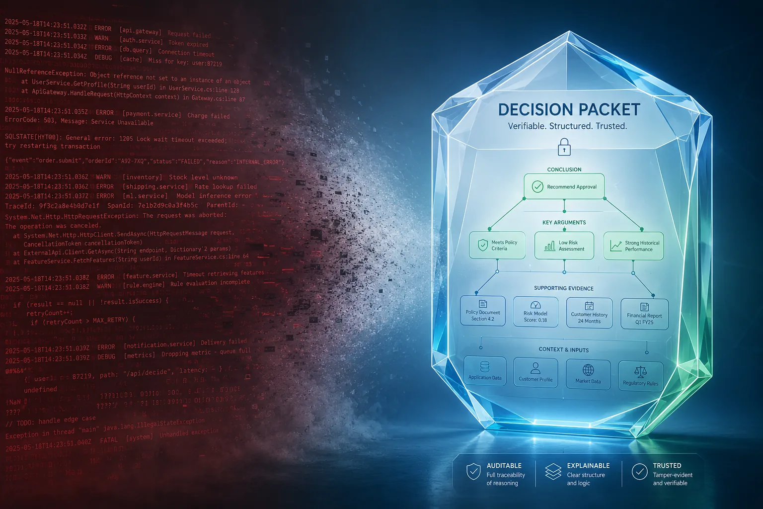 AI Decisions Deserve Receipts: Why Decision Tracing Is the Missing Layer in AI Governance